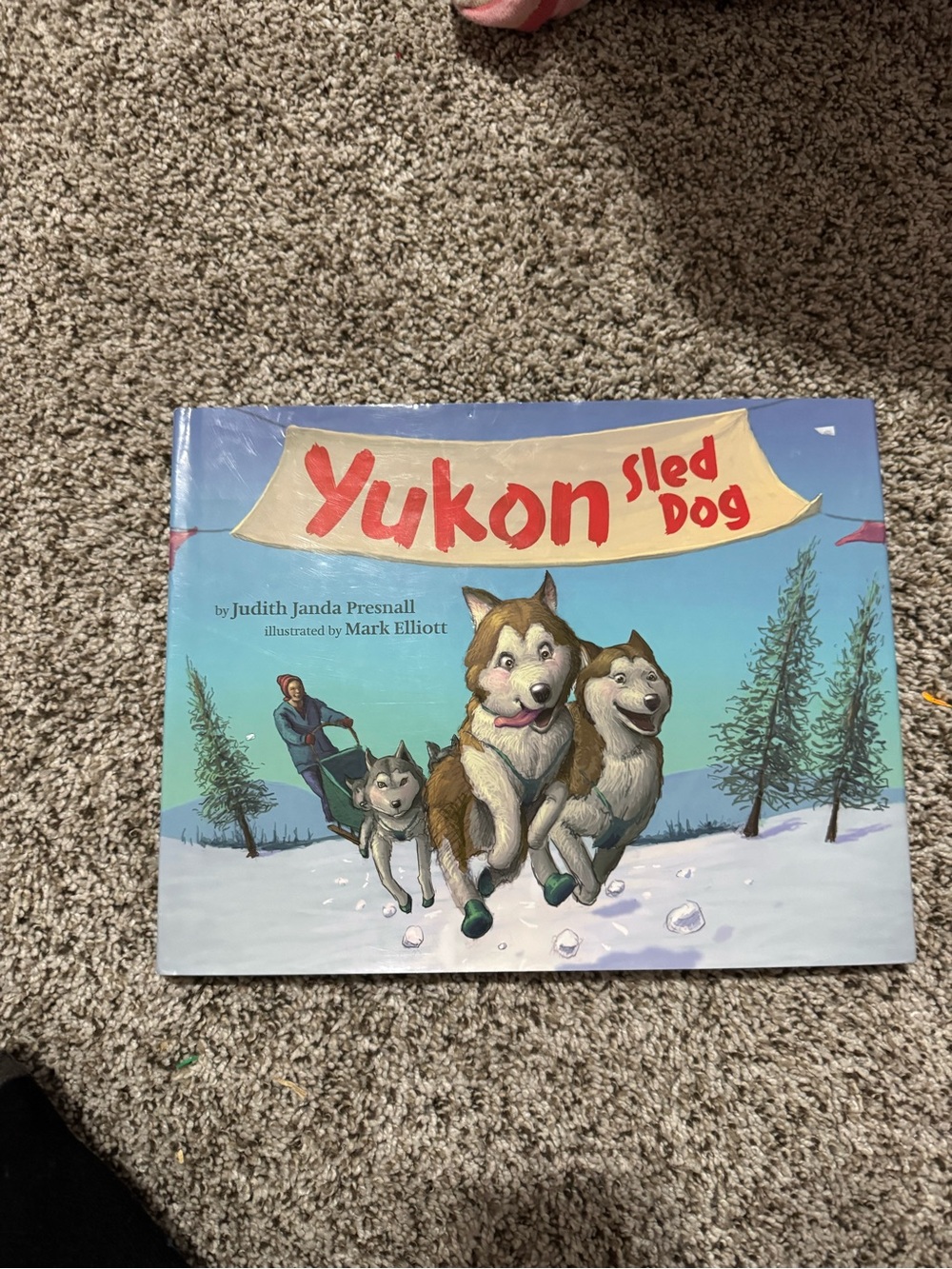 Yukon Sled Dog Children's Picture Book - Blue Cover